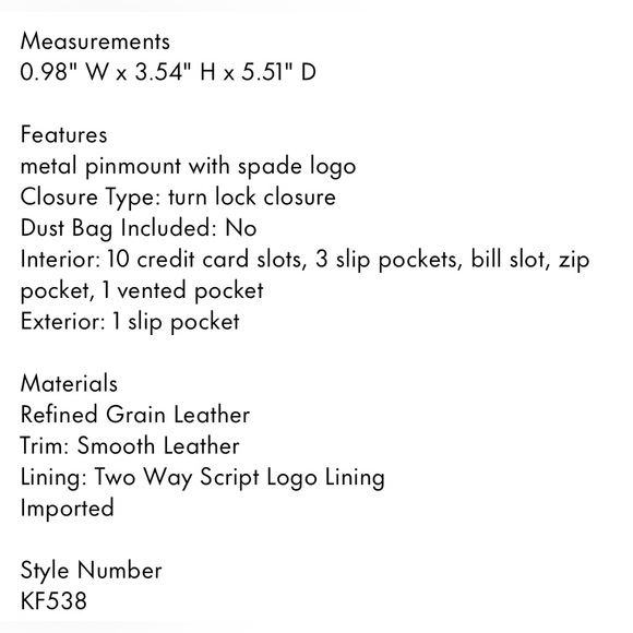 Kate Spade Phoebe floral appliqué medium wallet - Picture 6 of 6